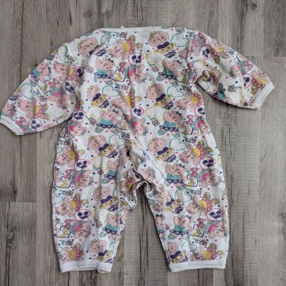 3/$20 Vintage Cotton Club Ballet Dancing Bears Playsuit, 24mo (K3) - Picture 7 of 7